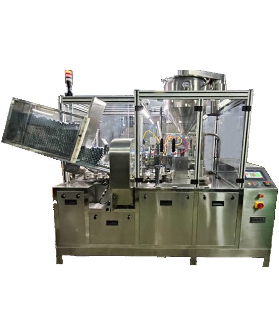 single header combi tube filing machine